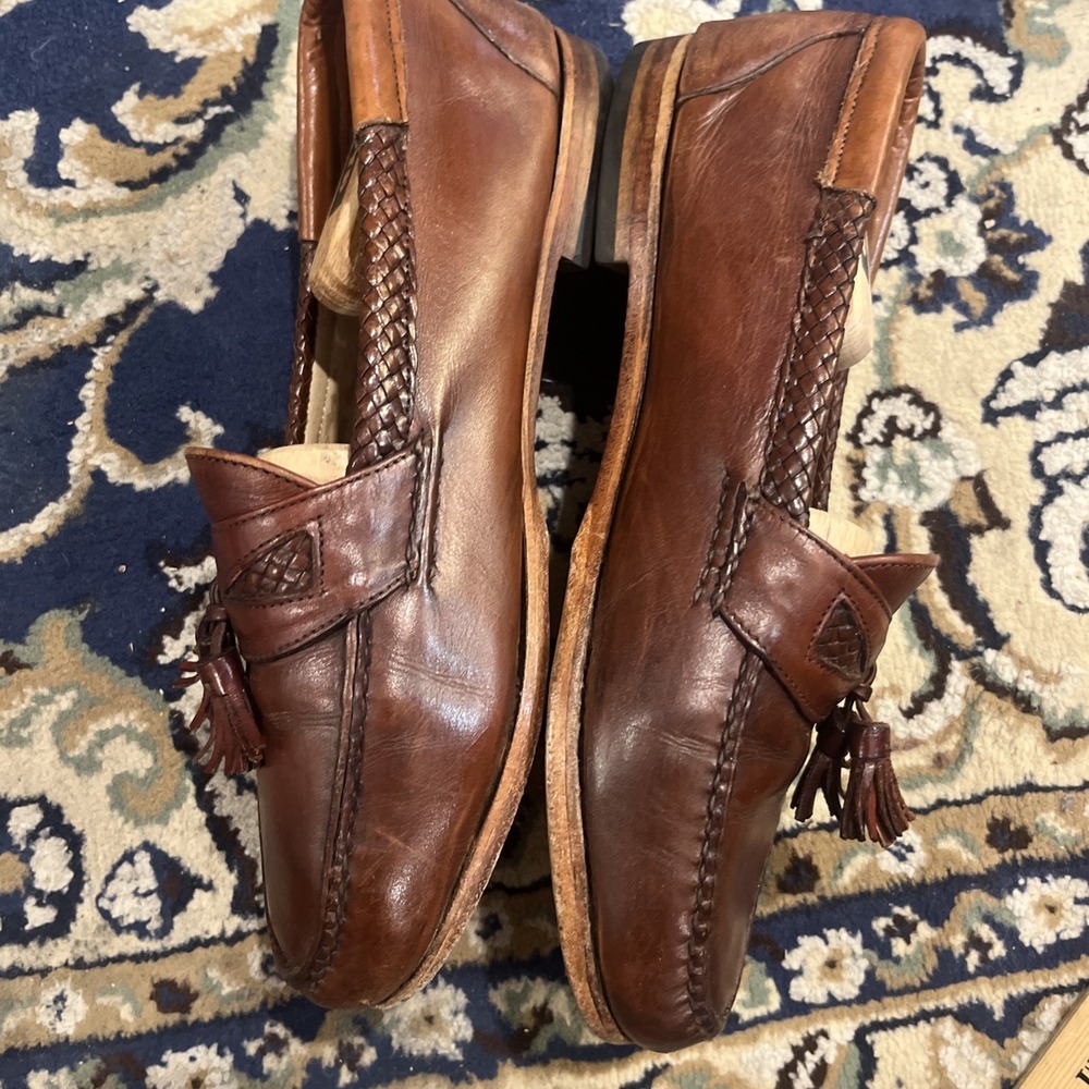Allen Edmonds Port Washington Maxfield Loafers 11 EEE Made in USA IVY Brown - Picture 7 of 9